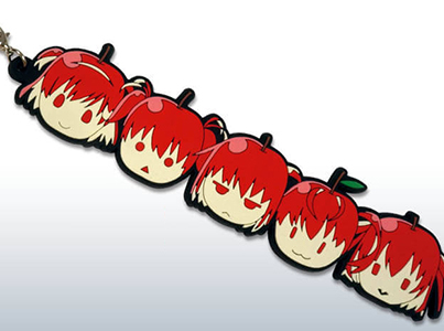 【グリザイアの果実】りんごラバーストラップ