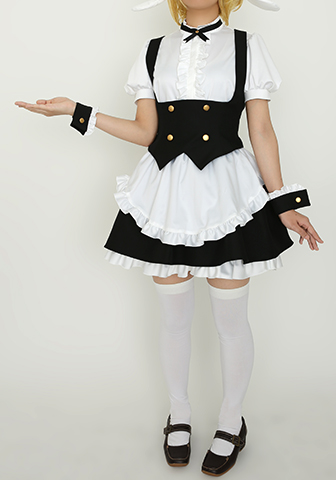 喫茶店フルール・ド・ラパン メイド服
